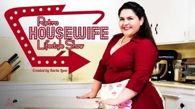 Model zamanı karla lane'nin retro ev hanımı yaşam tarzı