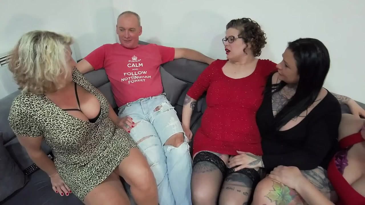 Koca alır paylaşılan ile 4 İngiliz milfs