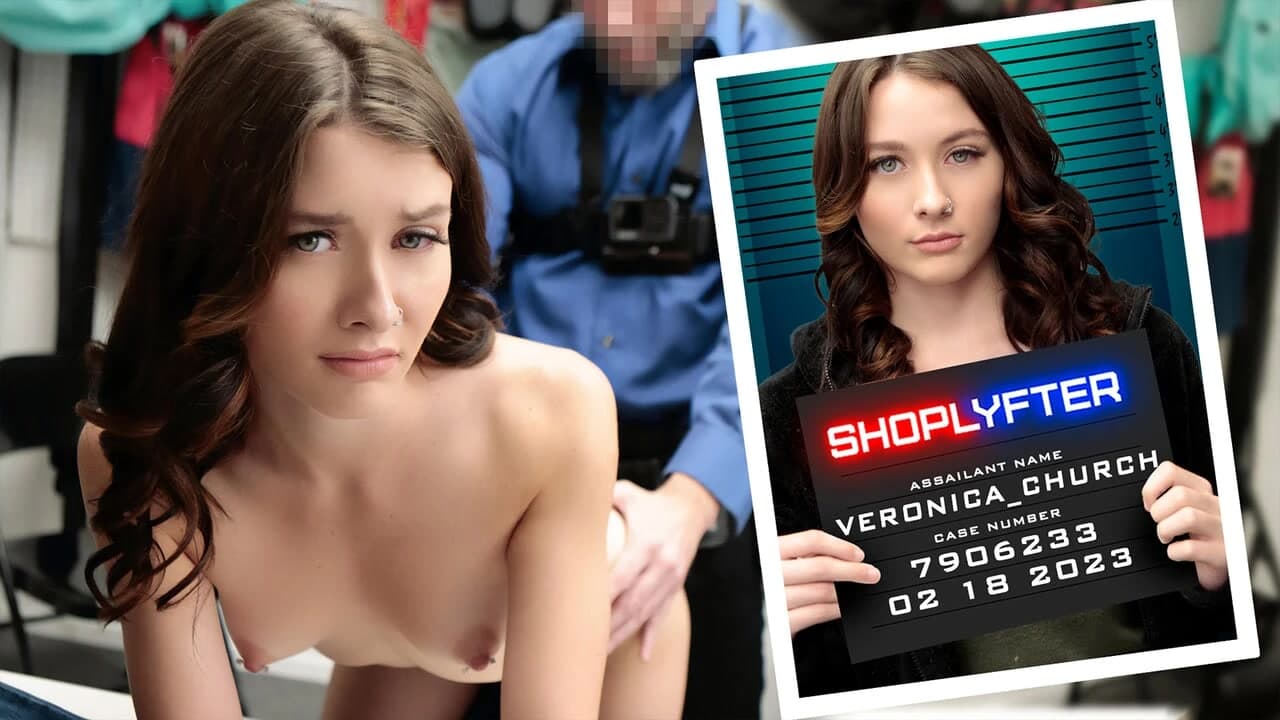 Meme uçları pirsingli zinde hırsız Veronica Church güvenlik görevlisinin şişman yarağına öğürerek boşalıyor - shoplyfter